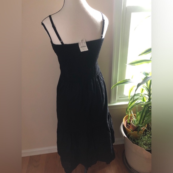 Jcrew smocked black sundress - Picture 3 of 5